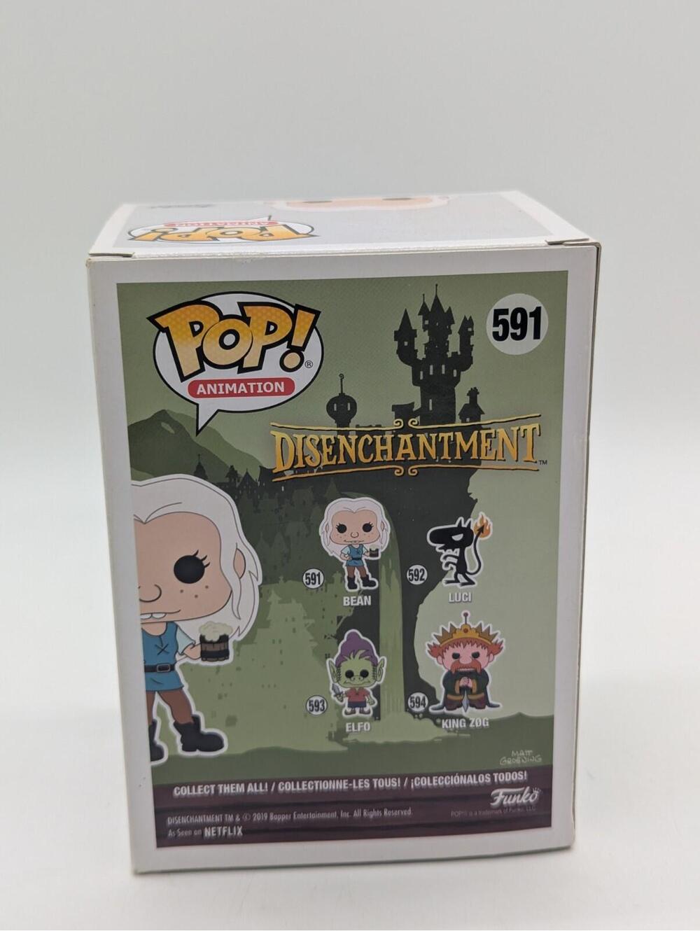 Funko POP! Animation - Disenchantment - Bean #591 Vinyl Figure + Protector - Picture 6 of 11
